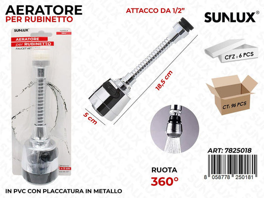 Sunlux Aeratore Rubinetto 5*18.5CM