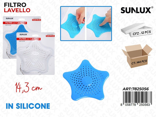 Sunlux Filtro per Lavello Silicone Ass. 14.3CM