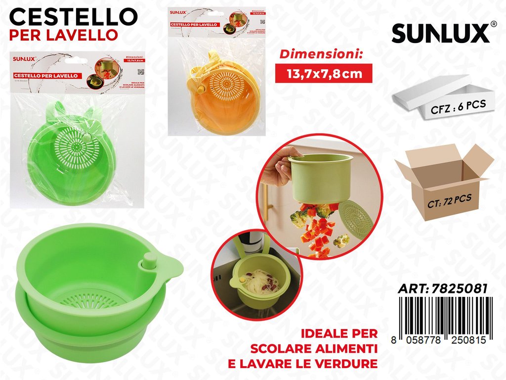 Sunlux Cestello per Lavello 13.7*7.8CM