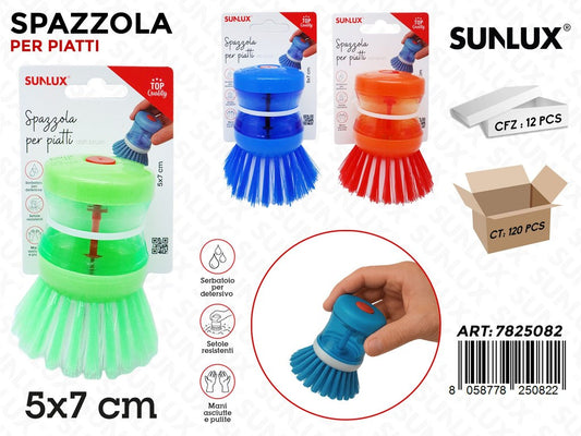 Sunlux Spazzola Piatti Ass. 5*7CM