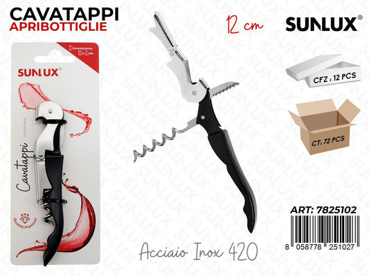 Sunlux Cavatappi Acc. Inox 420 12CM / Pz da 12