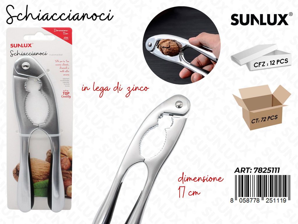 Sunlux Schiaccianoci in Lega Zinco 17CM