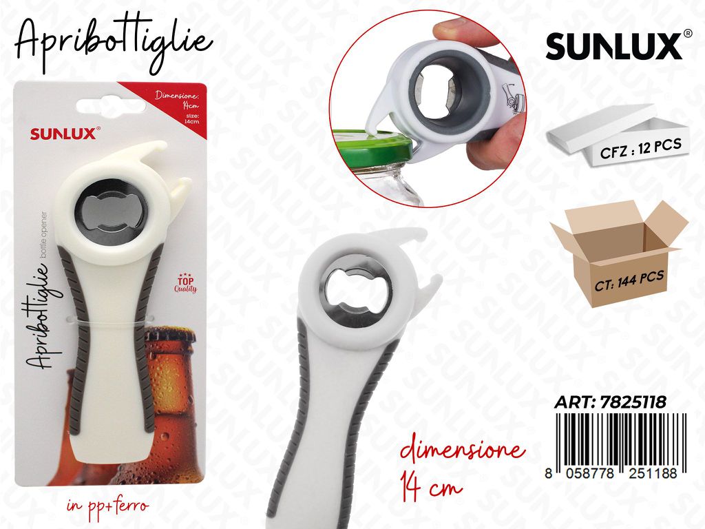 Sunlux Apribottiglie in Ferro 14CM