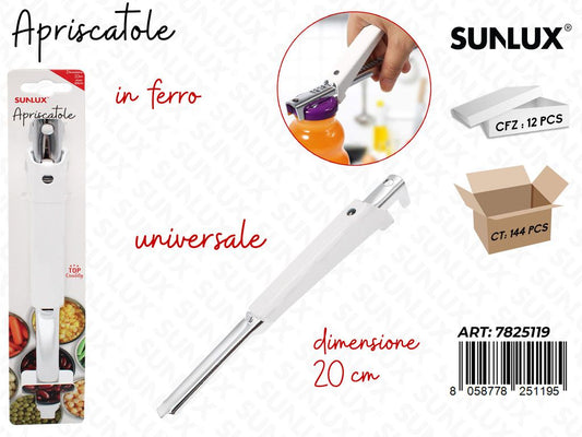 Sunlux Apriscatole in Ferro 20CM