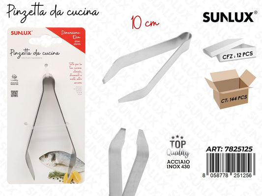 Sunlux Sunlux Pinzetta da Cucina Acciaio 430 10CM