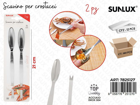 Sunlux Scavino per Crostacei Acciaio 304 21CM