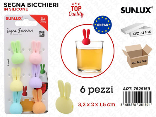 Sunlux Segna Bicchieri 6PCS 2.7*1.4*1.4CM