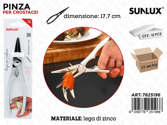 Sunlux Pinza per Crostacei Zinco 17.7CM