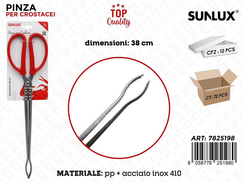 Sunlux Pinza per Crostacei Acciaio 410 38CM