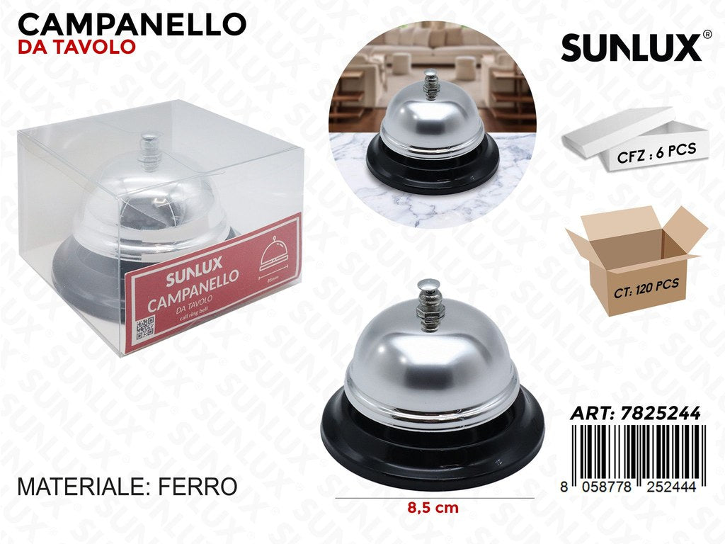 Sunlux Campanello da Tavolo in Ferro 8.5CM