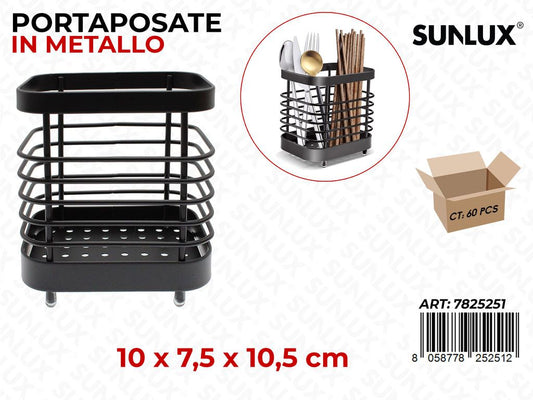 Sunlux Portaposate in Metallo 10*7.5*10.5CM