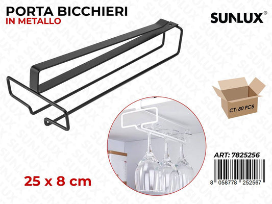 Sunlux Porta Bicchieri in Metallo 25*8CM