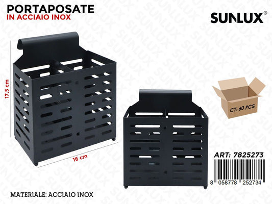 Sunlux Portaposate Acc. Inox 16*17.5CM