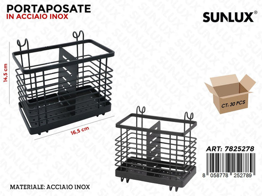 Sunlux Portaposate Acc. Inox 16.5*14.5CM