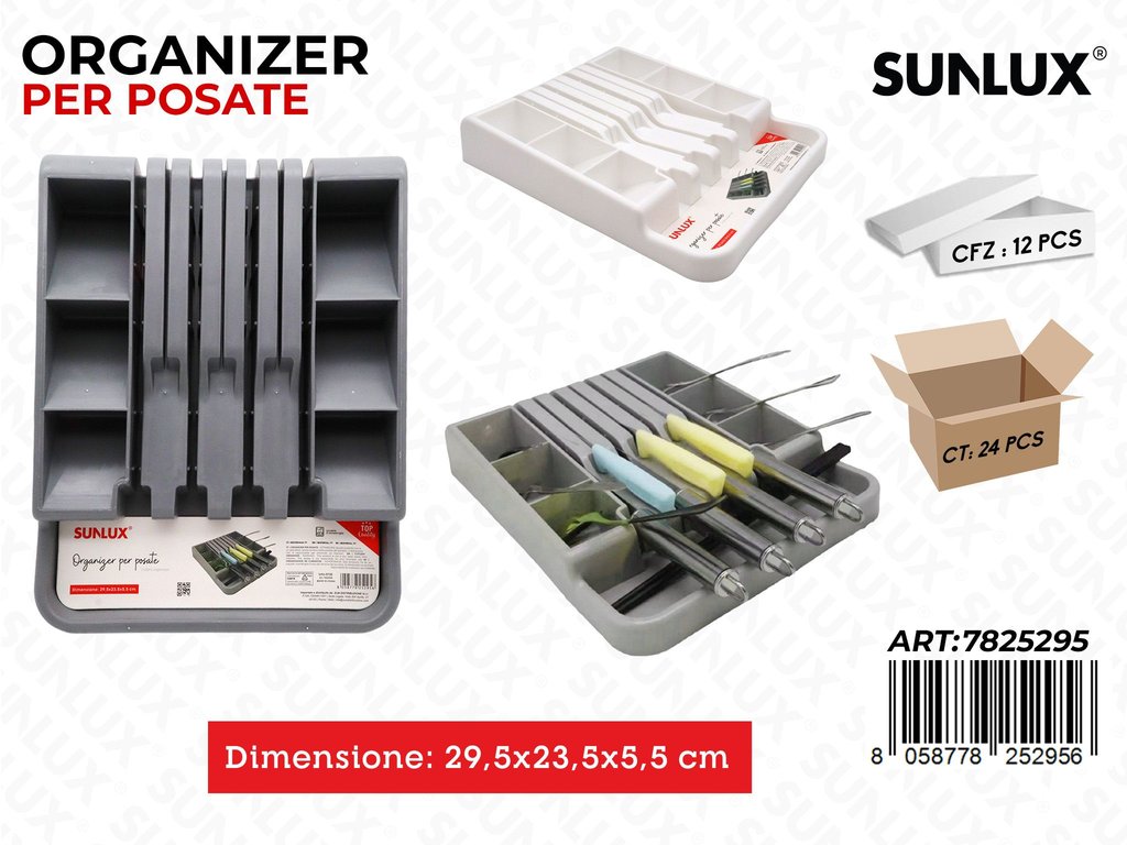 Sunlux Organizer Posate 29.5*23.5*5.5CM
