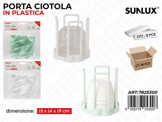Sunlux Porta Ciotola Plast. 15*14*19CM