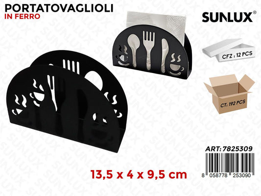 Sunlux Porta Tovaglioli Ferro 13.5*4*9.5CM