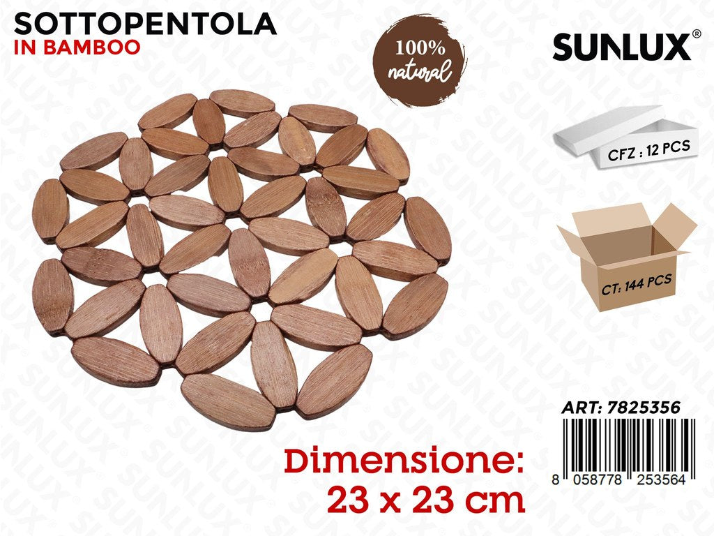 Sunlux Sottopentola Bamboo 23*23CM