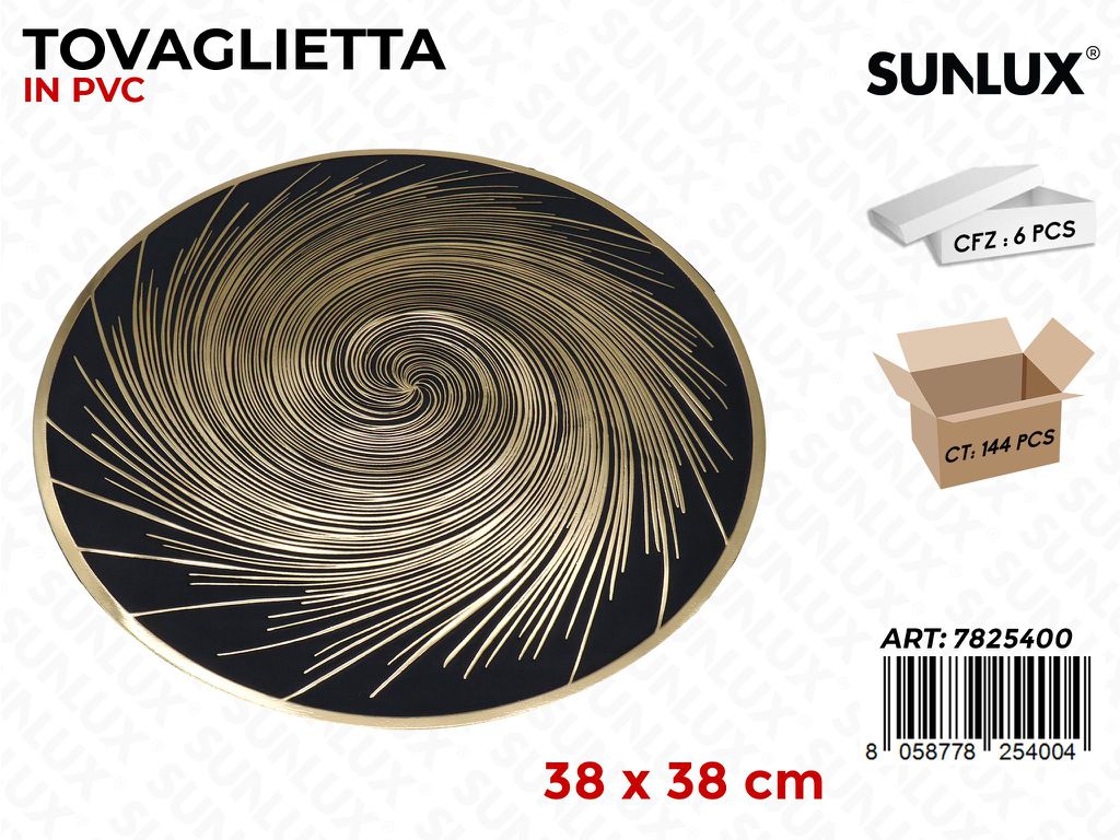 Sunlux Tovaglietta in Pvc Rilievo 38CM