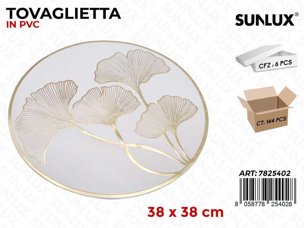Sunlux Tovaglietta in Pvc Rilievo 38CM