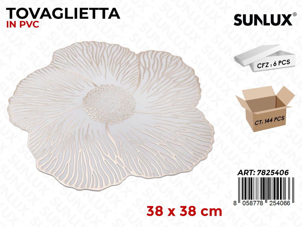 Sunlux Tovaglietta in Pvc Rilievo 38CM