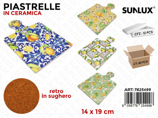 Sunlux Piastrelle in Ceramica Ass. 14*19CM