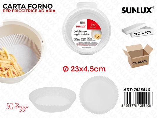 Sunlux Carta per Frigg Aria 50PCS D. 23*4.5CM