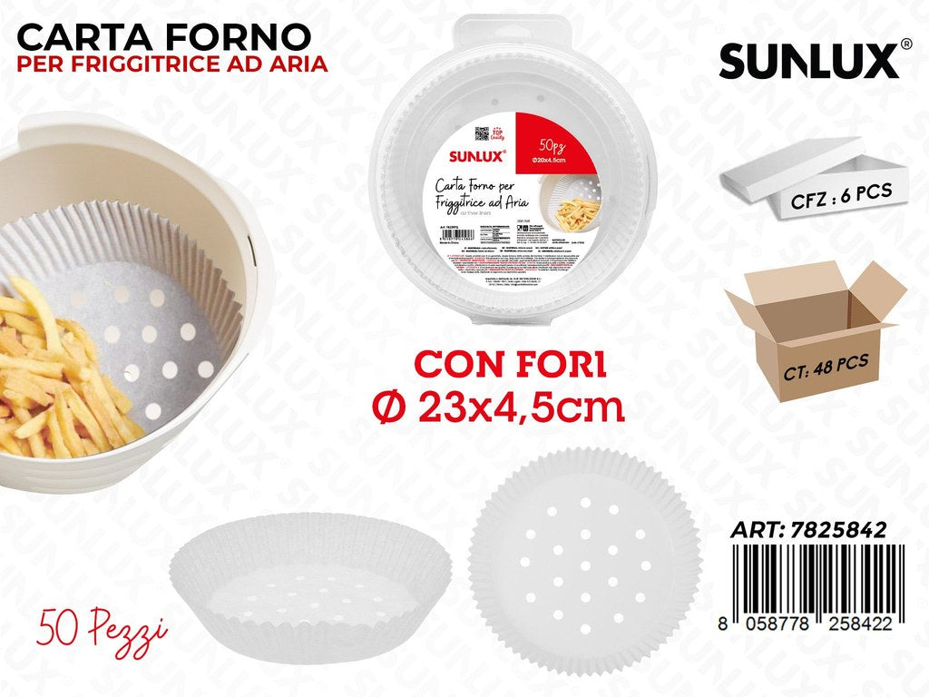 CARTA PER FRIGG ARIA C/ FORI 50PCS D.23*4.5CM