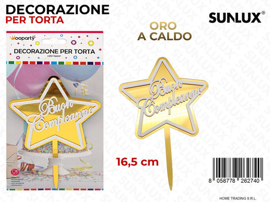 DECORAZIONE PER TORTA /PZ DA 12**CFZ