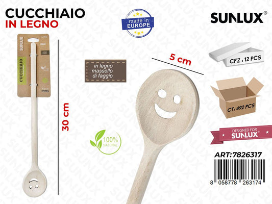 Cucchiaio in Legno di Faggio 5*30 Cm