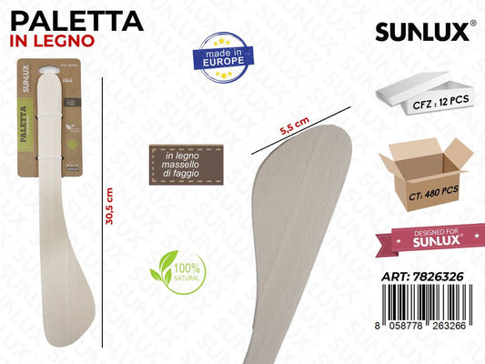 Paletta in Legno di Faggio 5.5*30.5 Cm