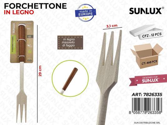 Forchettone N Legno di Faggio 29*3.1CM