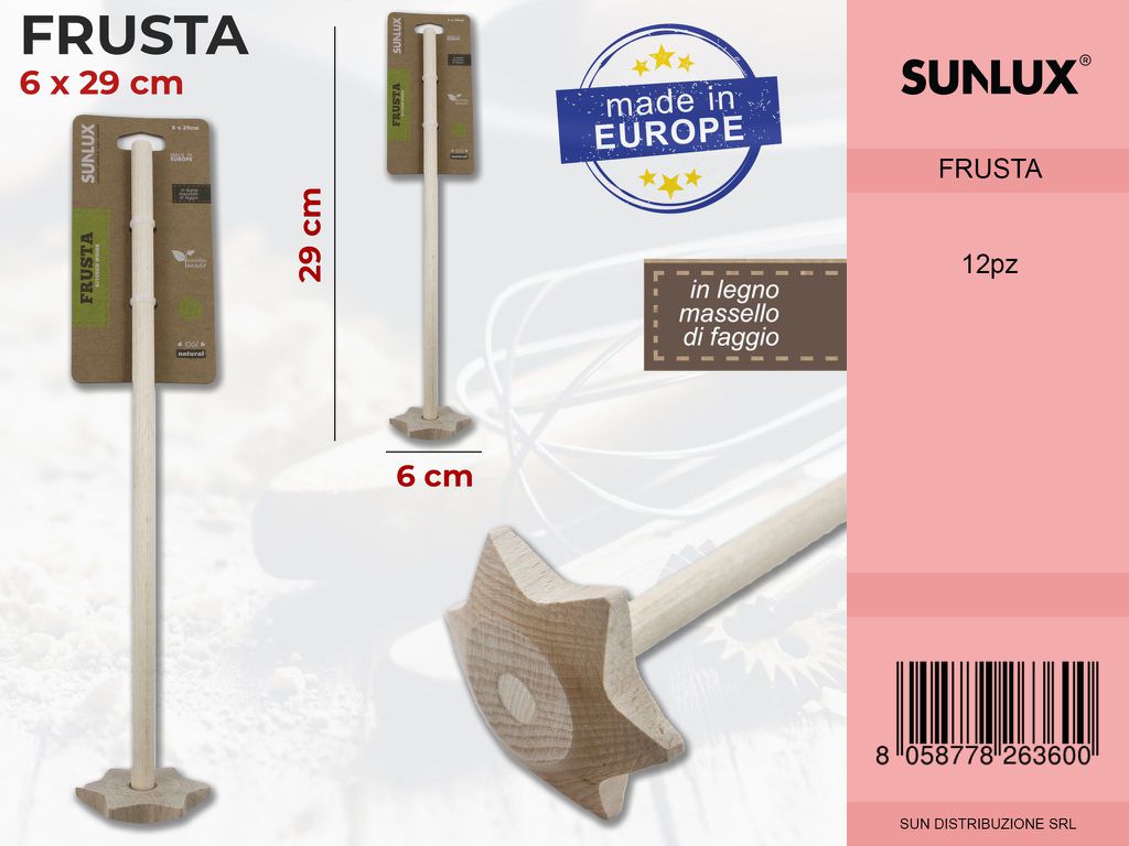 Frusta in Legno di Faggio 6*29 Cm