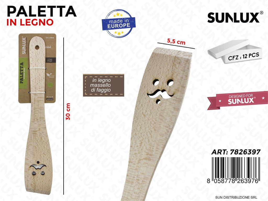 Paletta in Legno di Faggio 30*5.5CM