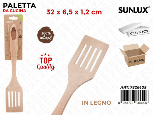 Sunlux Paletta da Cucina in Legno 32*6.5*1.2CM