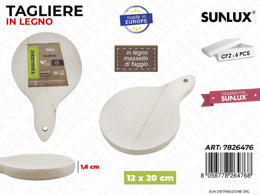 Tagliere Legno di Faggio 12*20 Cm