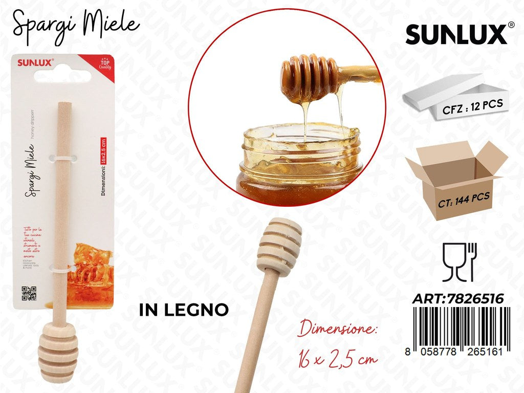 Sunlux Spargi Miele in Legno 16*2.5CM