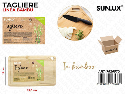 Tagliere in Bamboo 24.5*15CM
