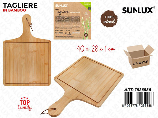 Sunlux Tagliere in Bamboo 40*28*1CM