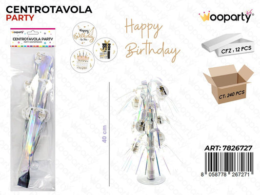 CENTROTAVOLA PARTY H. BIRTH. 40CM /PZ DA 12**
