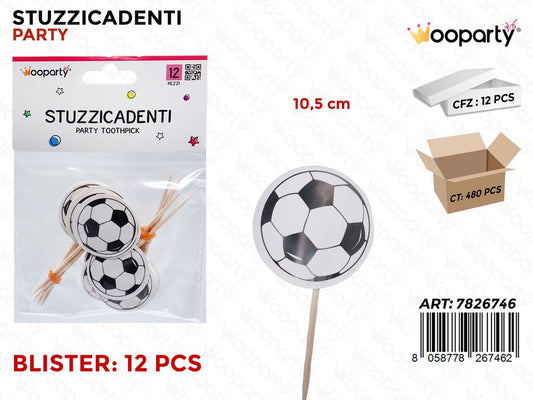 STUZZICADENTI CALCIO 12PCS 10.5CM