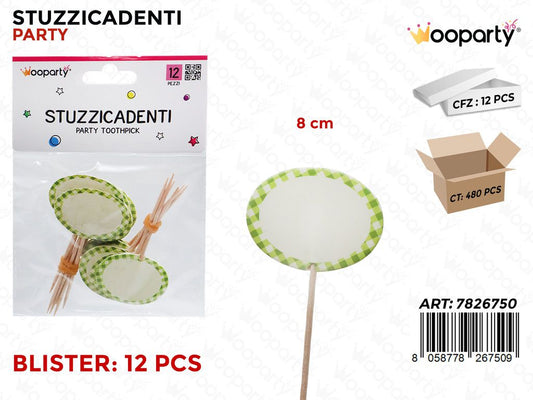 STUZZICADENTI 12PCS 8CM