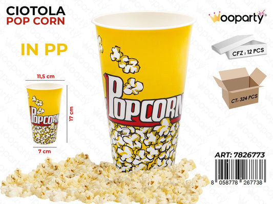CIOTOLA POP CORN IN PP 7*17*11.5CM /PZ DA 12**