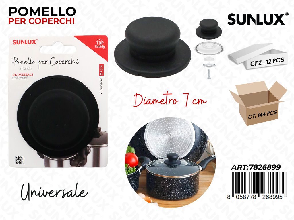 Sunlux Pomello per Coperchi Univ. D. 7CM