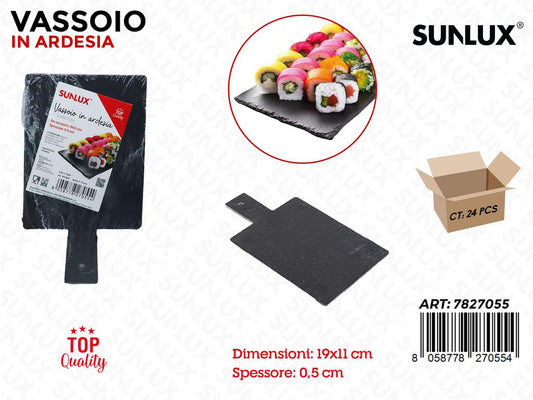 Sunlux Vassoio in Ardesia 19*11*0.5CM