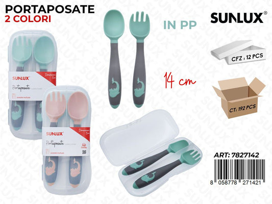 Sunlux Portaposate in Pp Col. Ass. 14CM