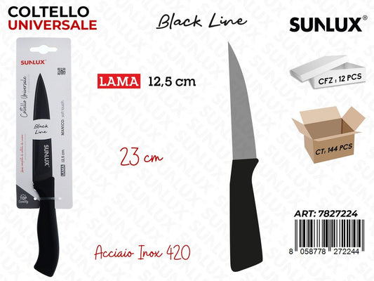 Sunlux Coltello Univ. Black Line Inox 420 23*12.5CM