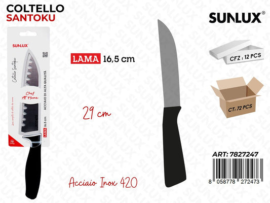 Sunlux Coltello Santoku Inox 420 29*16.5CM