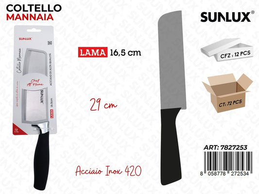 Sunlux Coltello Mannaia Inox 420 39*16.5CM
