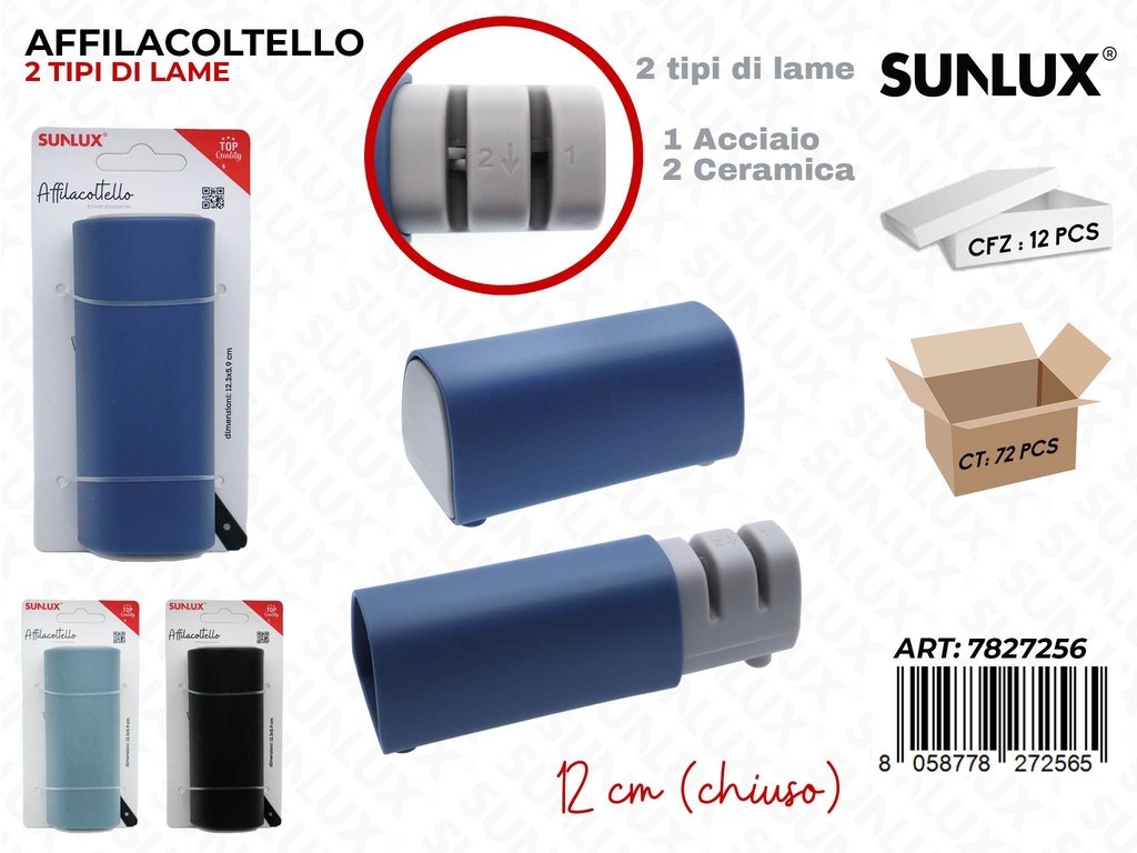 Sunlux Affilacoltello 2LAME Ass. 12CM